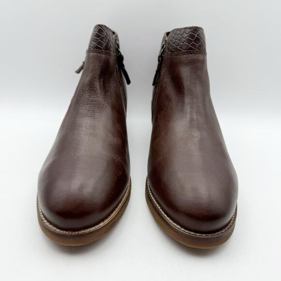 Softwalk Womens Rubi Ankle Boots US 10 Narrow EU 40.5 Brown Leather NWOB - Picture 6 of 12